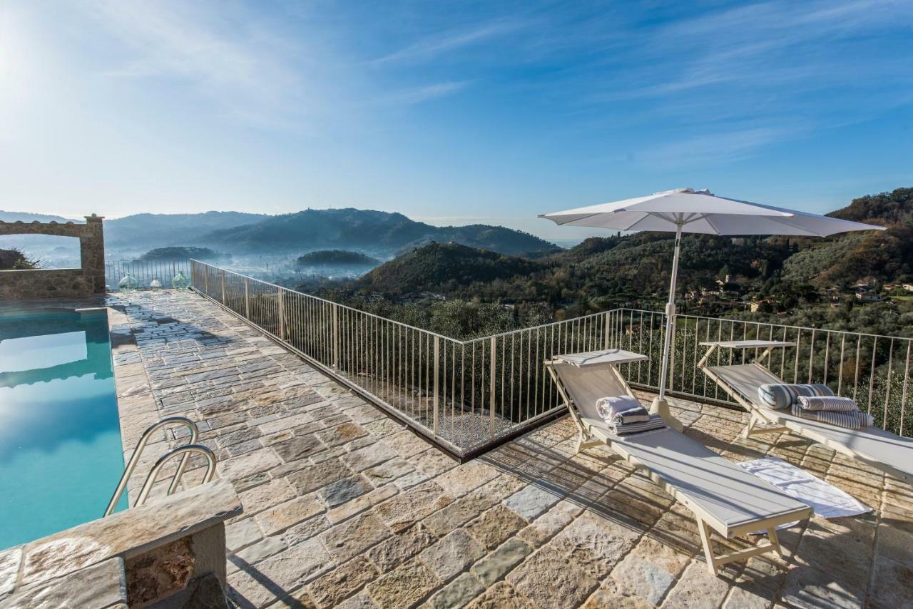 Charming Farmhouse In The Hills, Private Pool, Sea View, Dream Panorama Камайоре Екстериор снимка