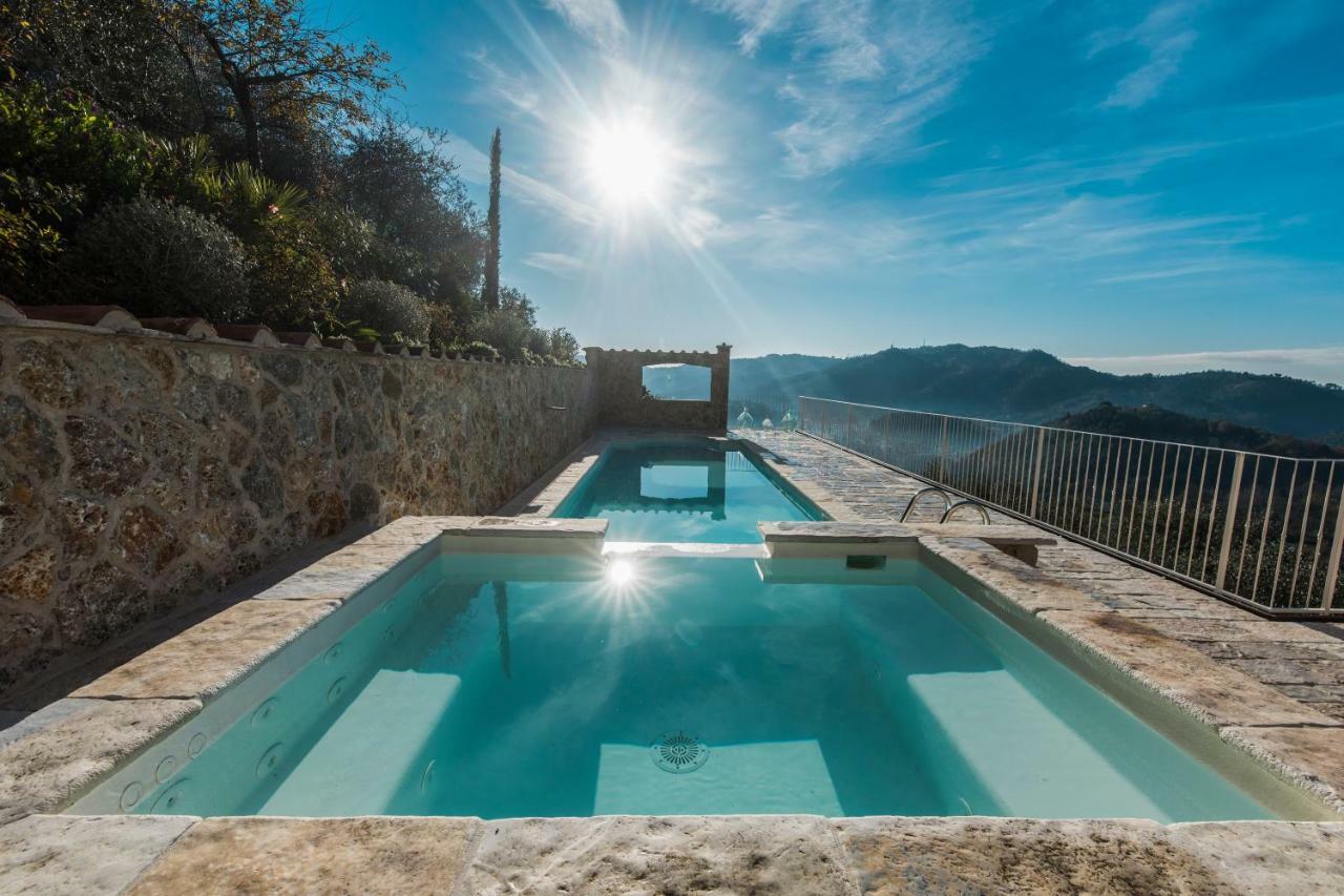 Charming Farmhouse In The Hills, Private Pool, Sea View, Dream Panorama Камайоре Екстериор снимка