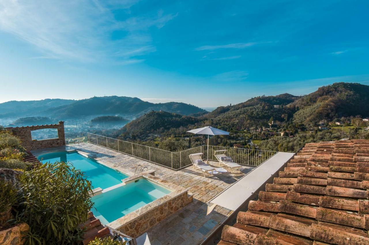 Charming Farmhouse In The Hills, Private Pool, Sea View, Dream Panorama Камайоре Екстериор снимка