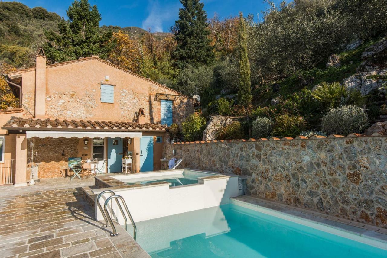 Charming Farmhouse In The Hills, Private Pool, Sea View, Dream Panorama Камайоре Екстериор снимка
